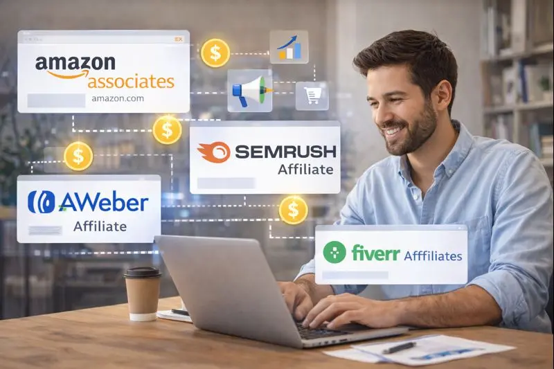 Los mejores programas de afiliados para nichos de marketing.