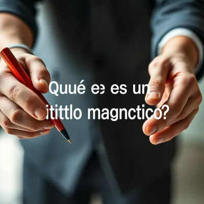Imagen sobre ¿Qué es un título magnético?