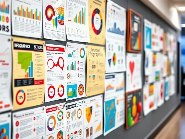 Colección de infografías coloridas