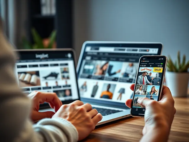 Tienda online exitosa mostrando productos