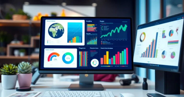 Infografía atractiva en un entorno digital moderno
