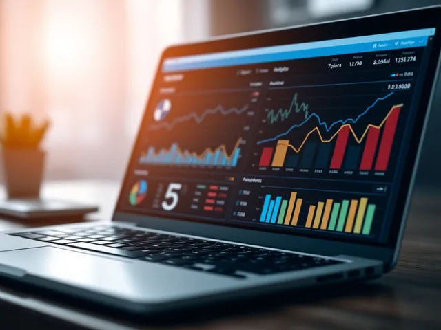 Pantalla de análisis de marketing digital