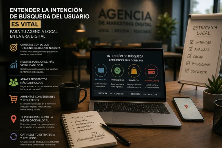 Por qué entender la intención de búsqueda del usuario es vital para tu agencia local en la era digital